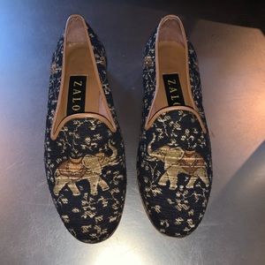 ZALO needlepoint loafers 6